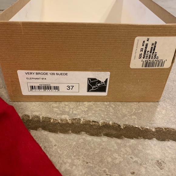 Christian Louboutin Very Brode 120 Suede - 37 - Picture 12 of 15